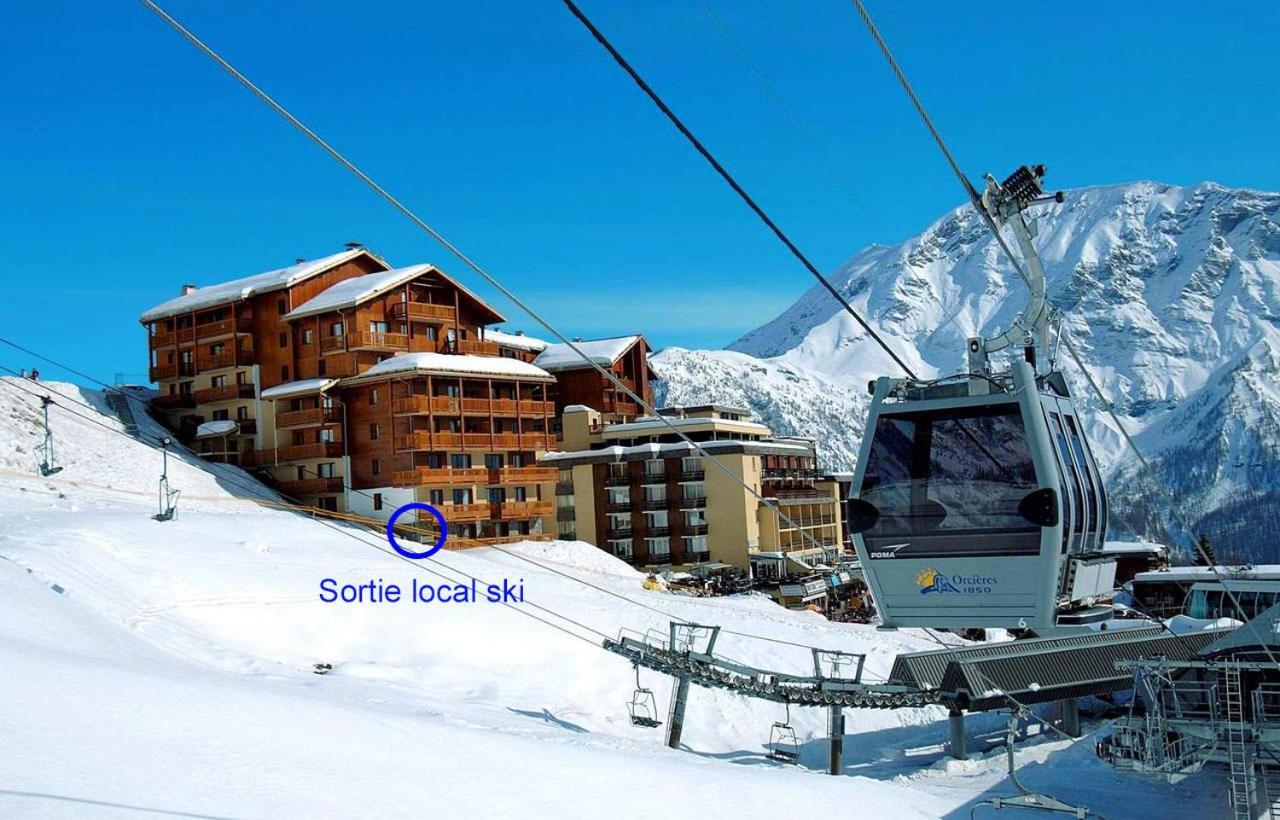 Appt T2 Cabine 4-6 Personnes Au Pied Des Pistes Orcières Exterior foto